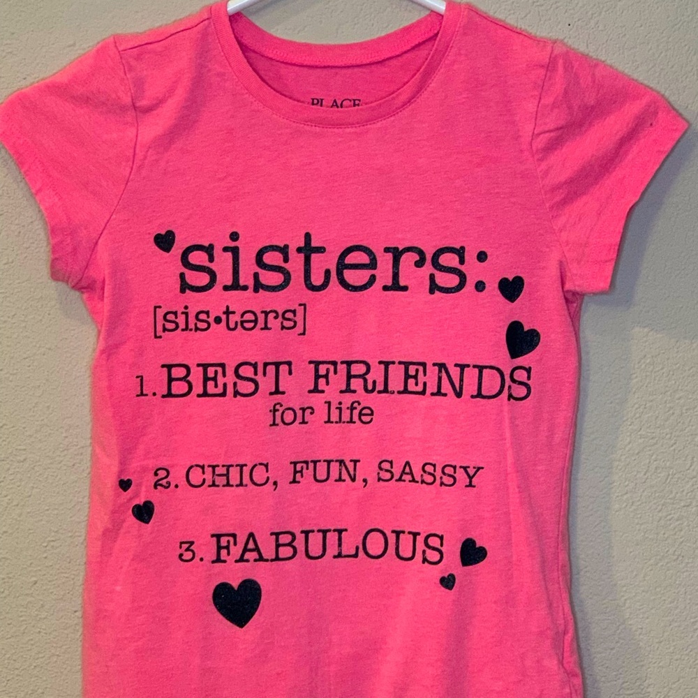 Girls Children’s Place Size 7/8 T-shirt.
